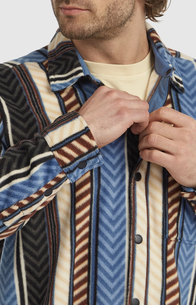 Sobrecamisa O'neill O'Riginals Superfleece - Blue Vintage O'neill Stripe