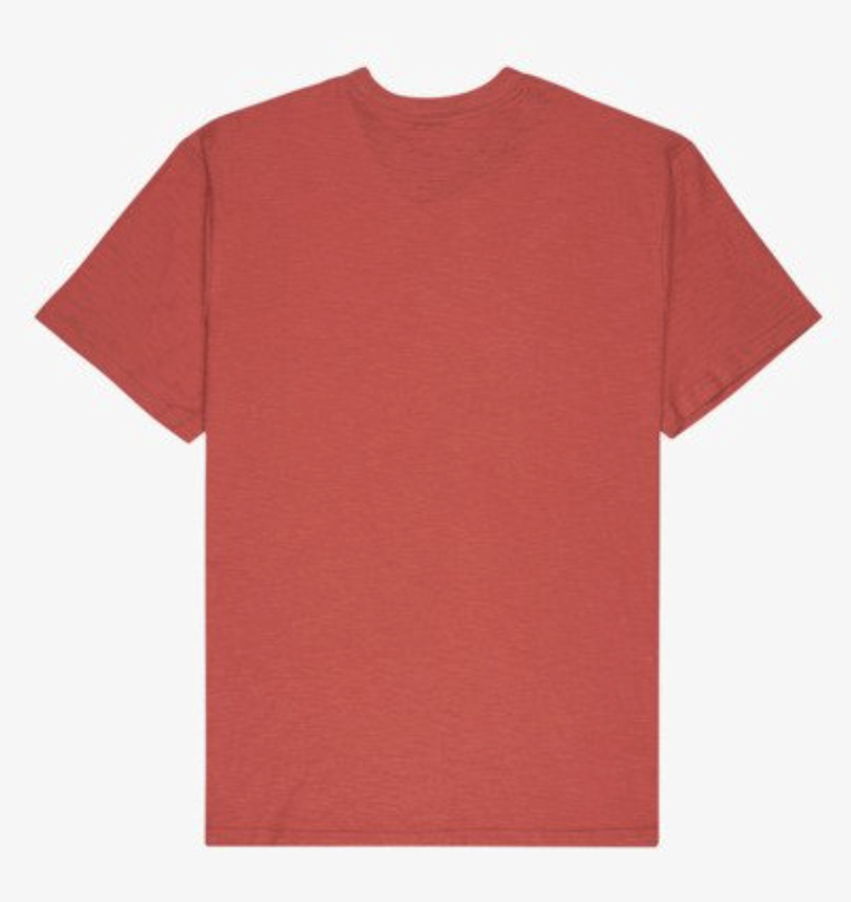 Camiseta Quiksilver Slub Roundneck - Mineral Red
