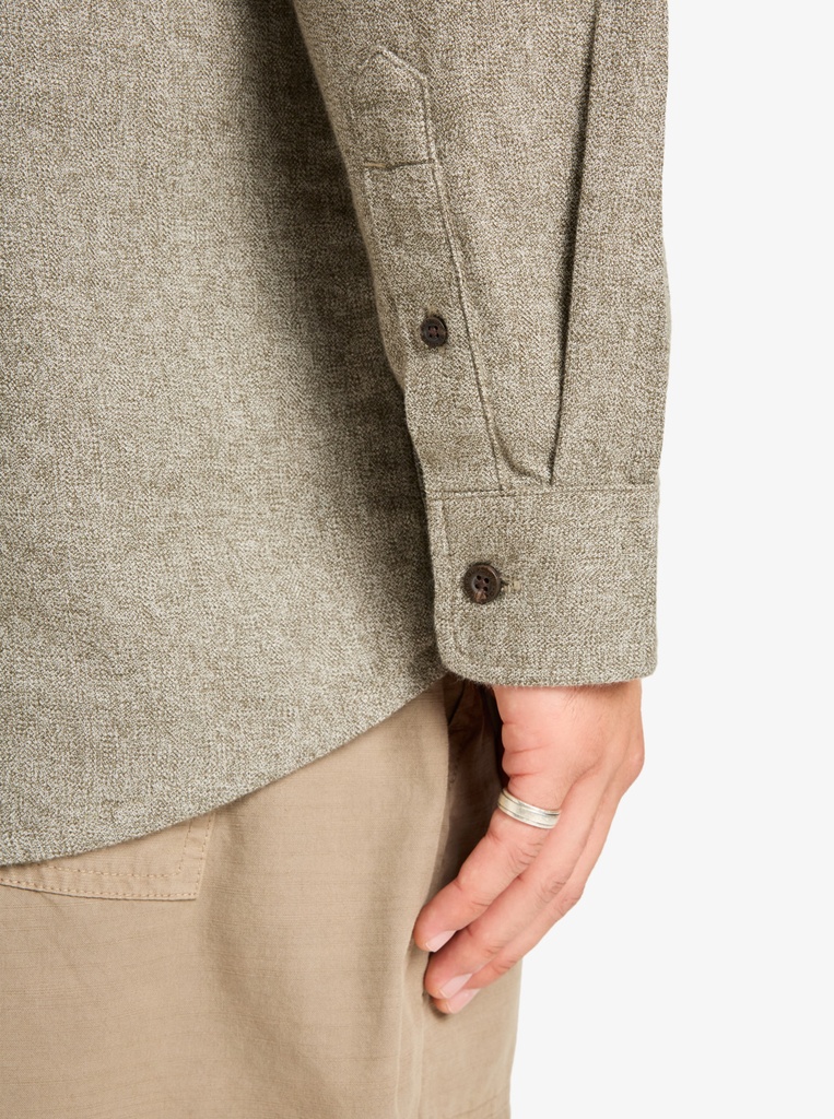Camisa Quiksilver Motherfly Heather - Grape Leaf