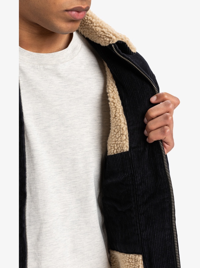 Chaqueta de Pana Quiksilver Dna Sherpa Harrington - Black