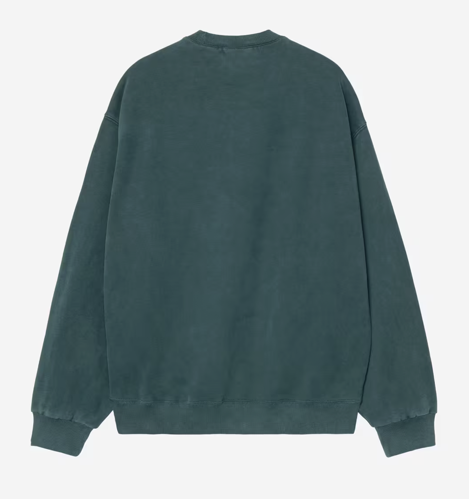 Sudadera Carhartt WIP Vista - Deep Lagoon (Garment dyed)