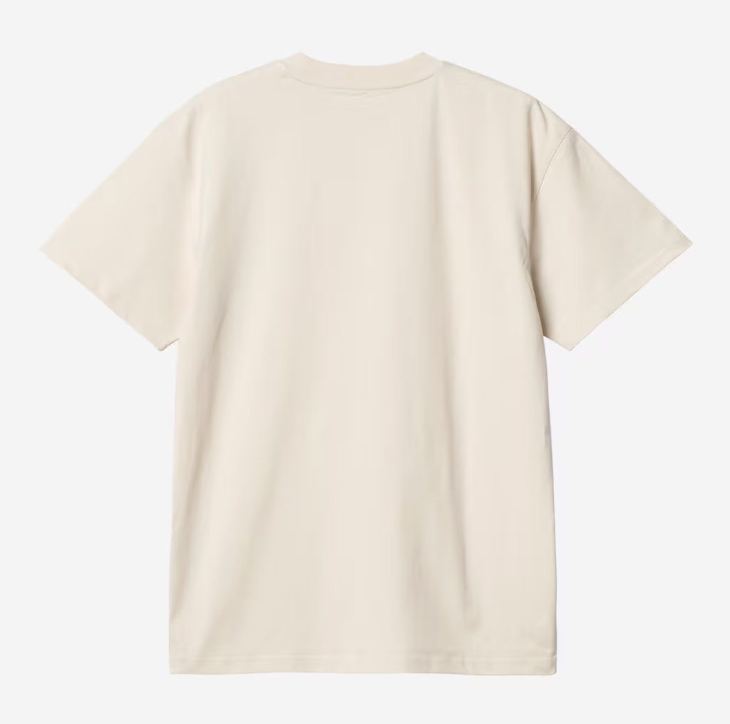 Camiseta Carhartt WIP American Script - Natural