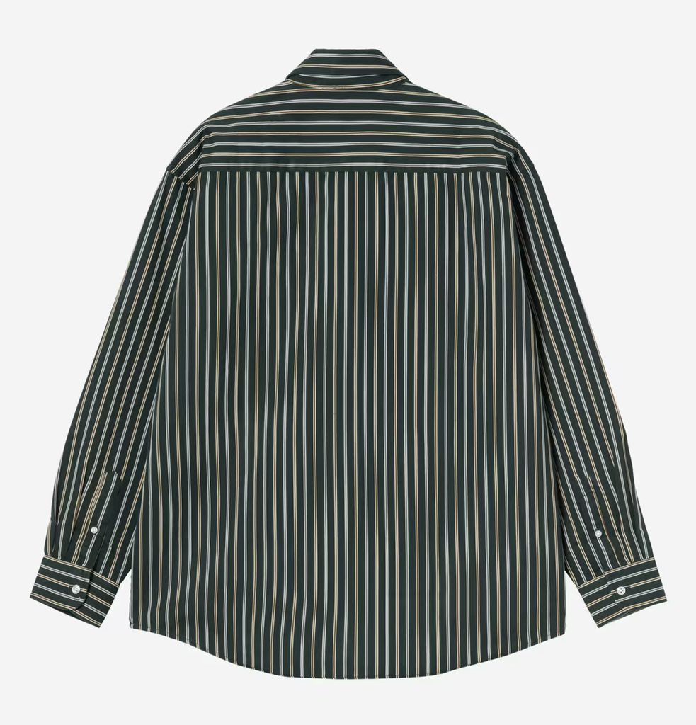 Camisa Carhartt WIP Palance - Palance Stripe/Deep Lagoon