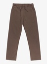 Pantalón Quiksilver Taxer Regular Twill - Chocolate Brown