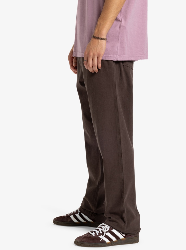 Pantalón Quiksilver Taxer Regular Twill - Chocolate Brown