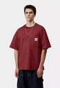 Camiseta Carhartt WIP Work Pocket - Scarlet