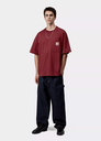 Camiseta Carhartt WIP Work Pocket - Scarlet