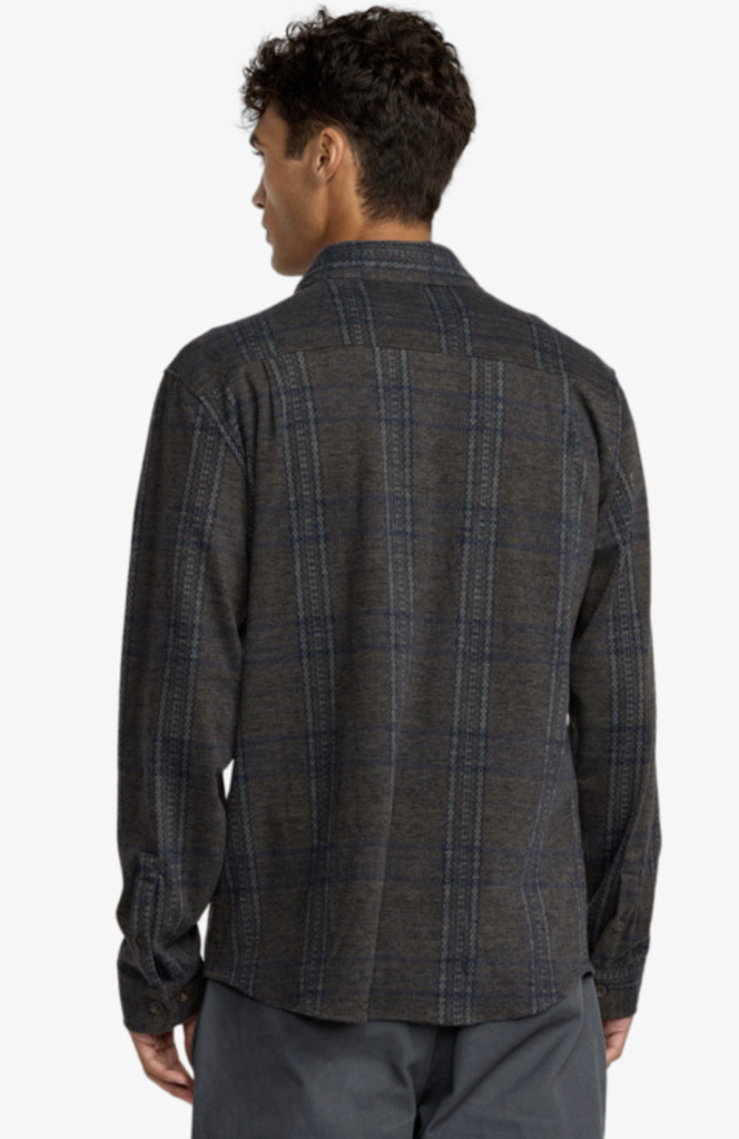 Camisa De Franela Rvca Vacancy Flannel - Mushroom