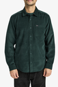 Camisa De Pana Rvca Freeman Cord - Hunter Green