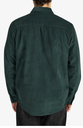 Camisa De Pana Rvca Freeman Cord - Hunter Green