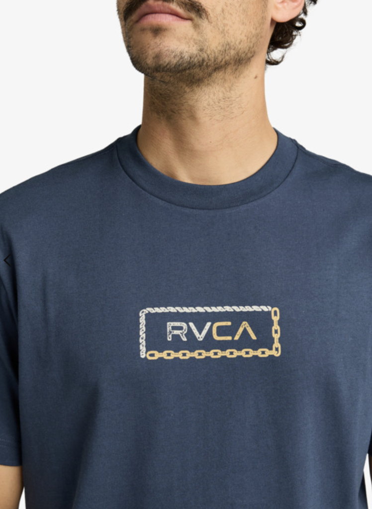 Camiseta Rvca Va All The Way Variant -Moody Blue