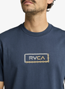 Camiseta Rvca Va All The Way Variant -Moody Blue