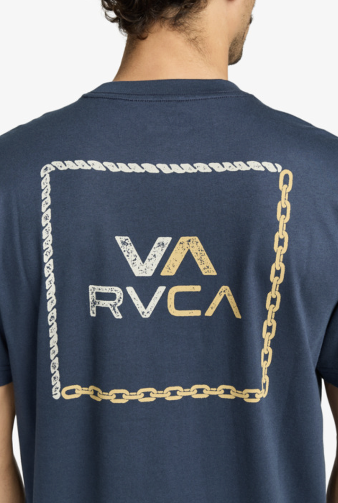 Camiseta Rvca Va All The Way Variant -Moody Blue