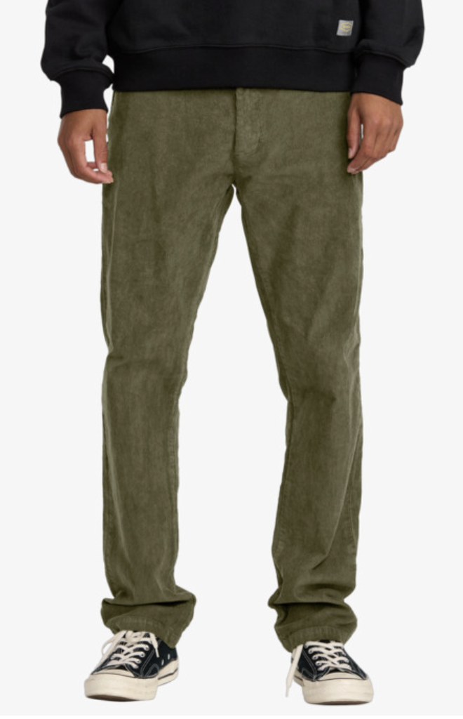 Pantalón De Pana Rvca Weekend Cord - Fatigue