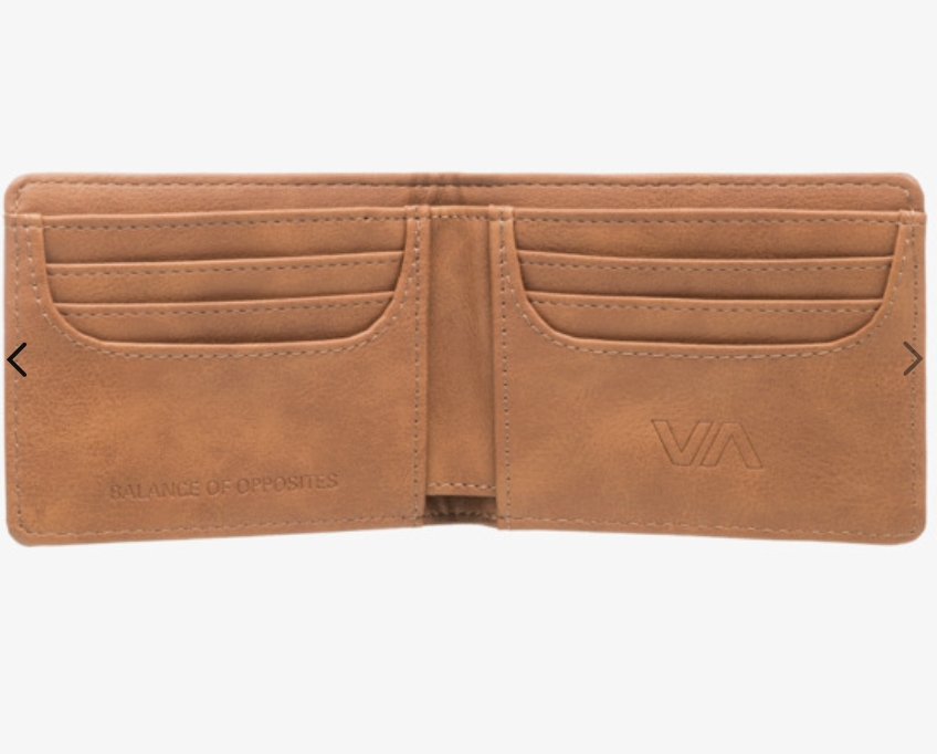 Cartera Rvca Coin Flip - Tan