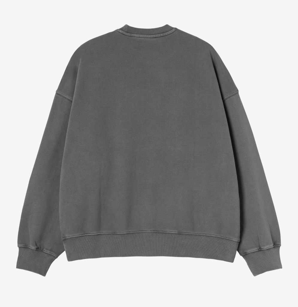 Sudadera Carhartt WIP Benton - Graphite (Garment dyed)