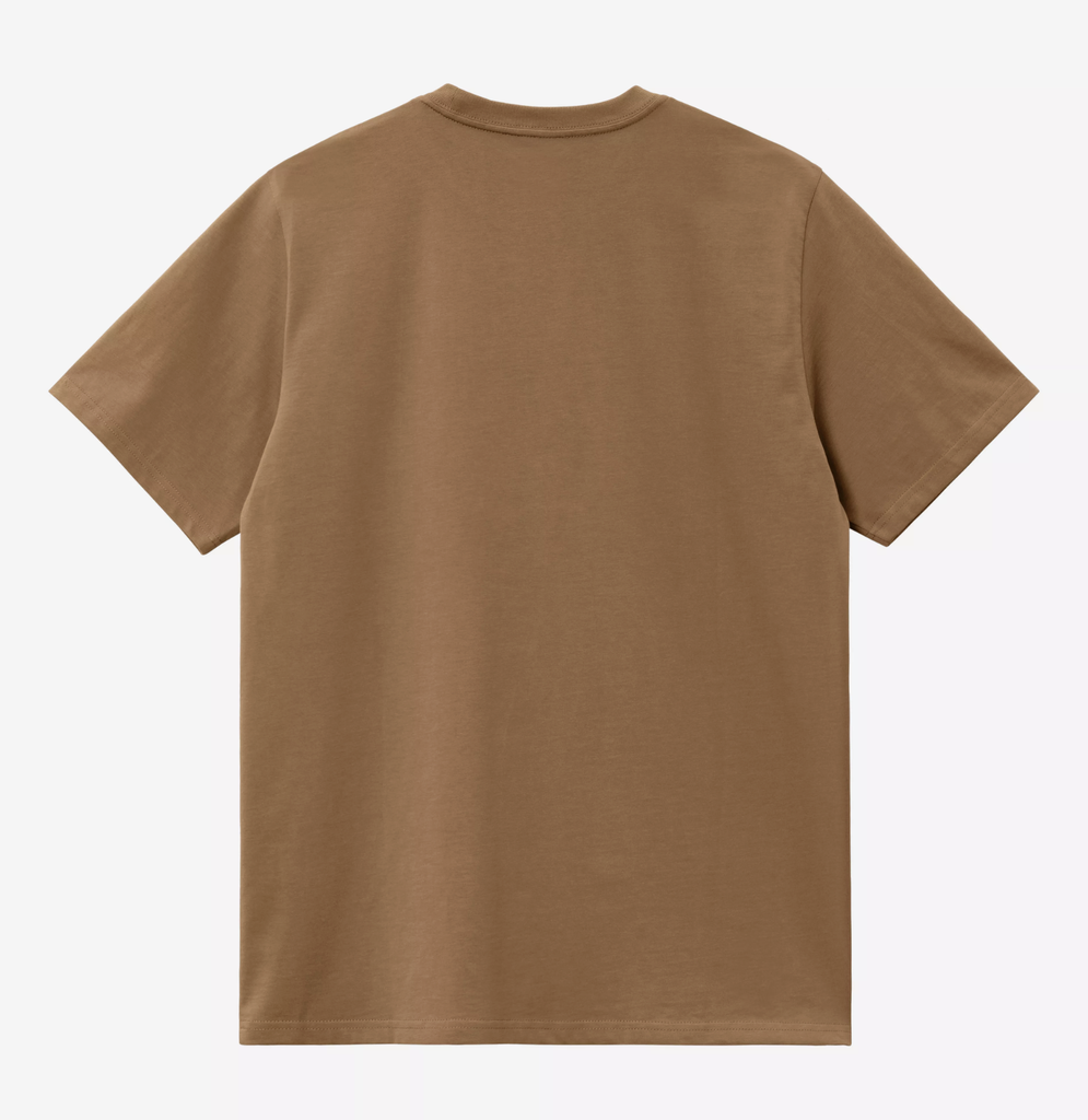 Camiseta Carhartt WIP American Script - Hamilton Brown