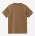 Camiseta Carhartt WIP American Script - Hamilton Brown
