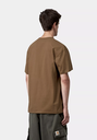 Camiseta Carhartt WIP American Script - Hamilton Brown