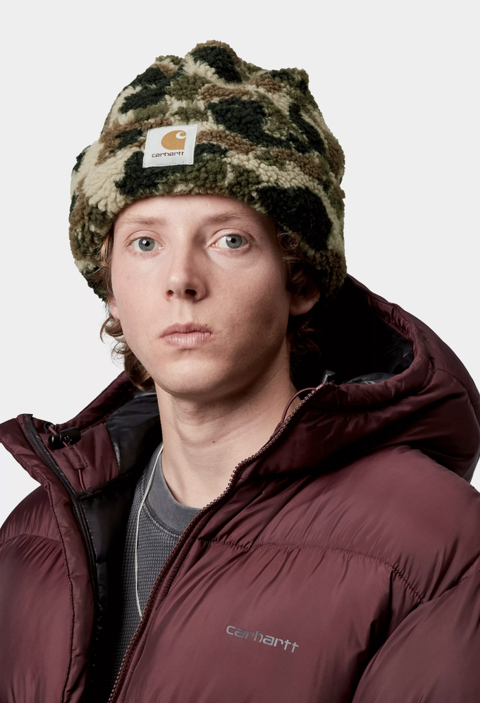 Gorro Carhartt WIP Prentis - Camo Duck Jacquard/Green