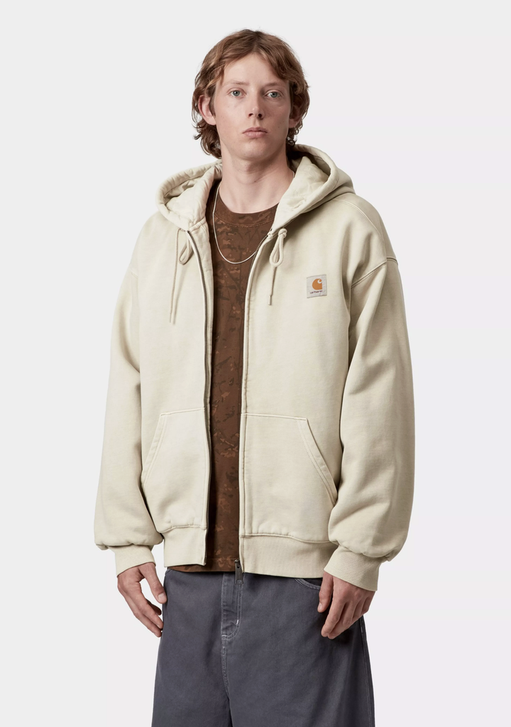 Sudadera con Cremallera Carhartt WIP Vista - Fleur de Sel (Garment dyed)