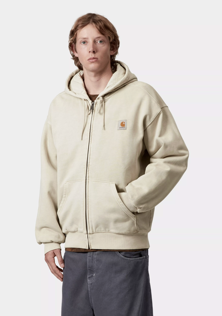 Sudadera con Cremallera Carhartt WIP Vista - Fleur de Sel (Garment dyed)