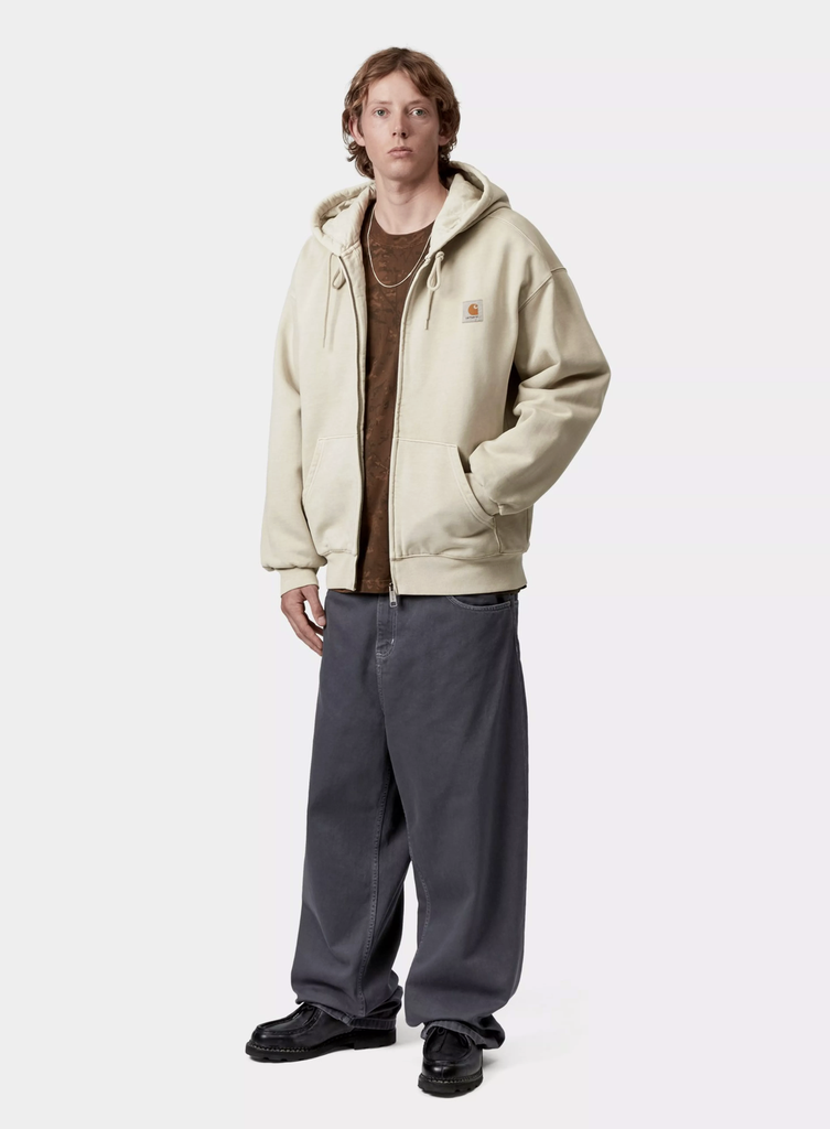 Sudadera con Cremallera Carhartt WIP Vista - Fleur de Sel (Garment dyed)