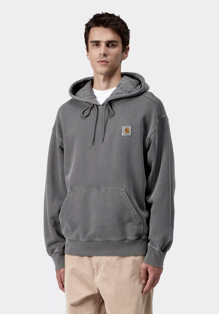 Sudadera con Capucha Carhartt WIP Vista - Black (Garment dyed)