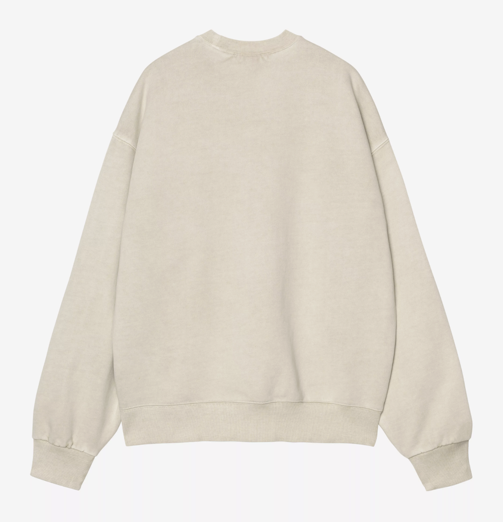 Sudadera Carhartt WIP Vista - Fleur de Sel (Garment dyed)