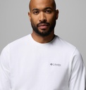 Camiseta Columbia L/S Explorers Canyon - White/Branded Blanket