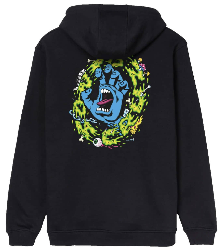 Sudadera Santa Cruz Slime Scream - Black