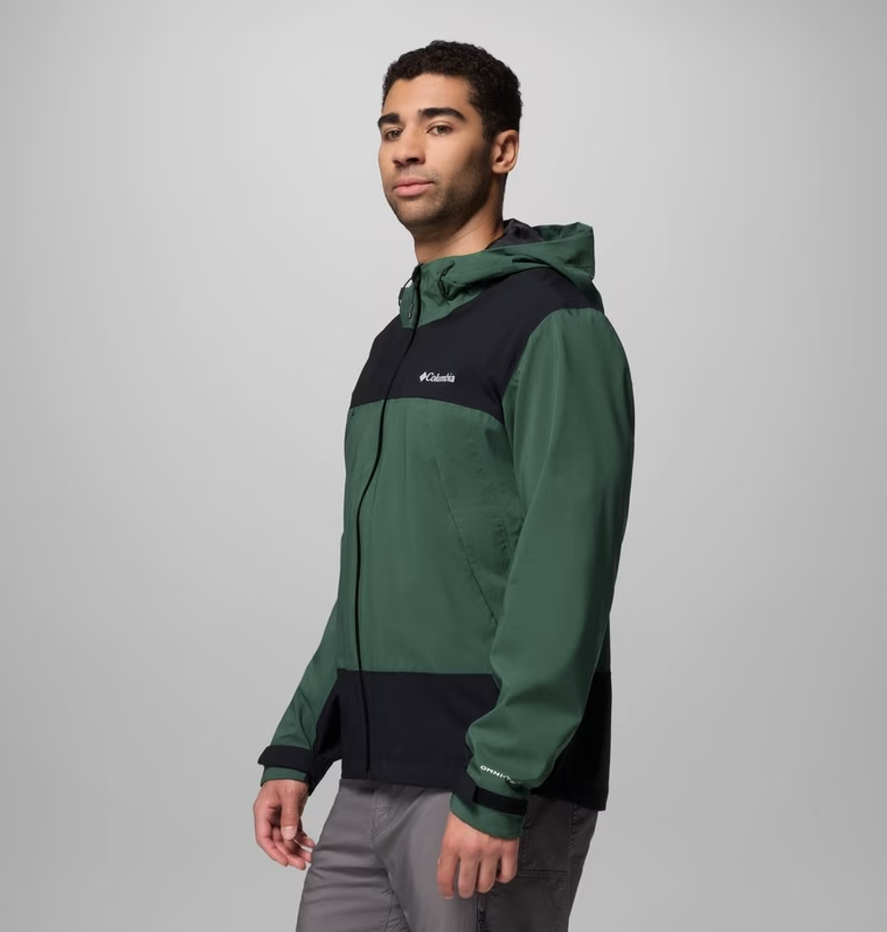 Chaqueta Columbia Boulder Falls - Rain Forest/Black