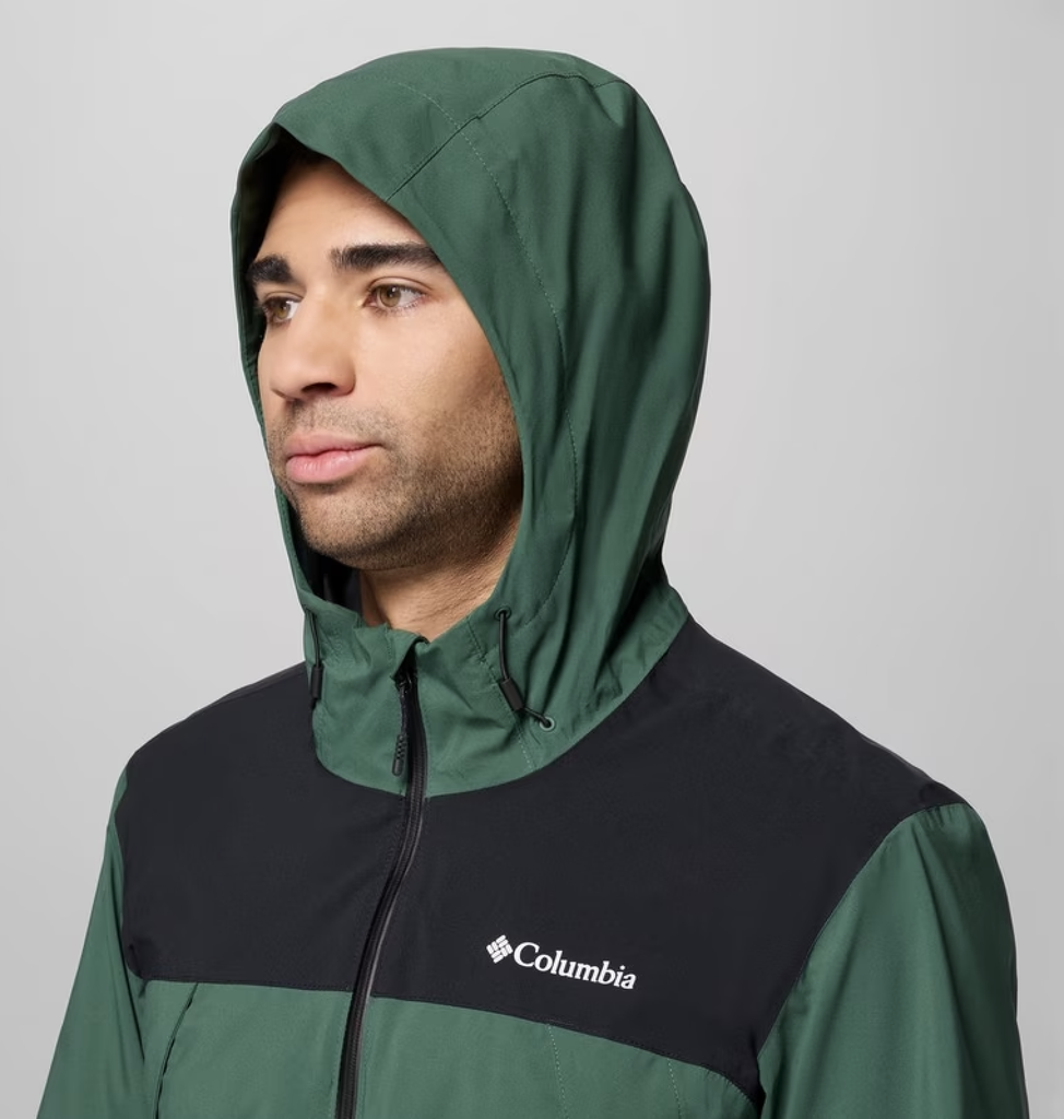 Chaqueta Columbia Boulder Falls - Rain Forest/Black