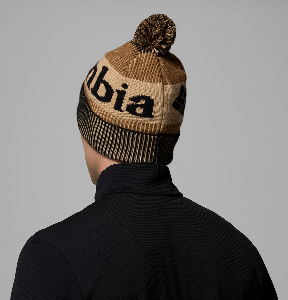 Gorro Columbia Polar Powder III - Black/Camel Brown/Canoe
