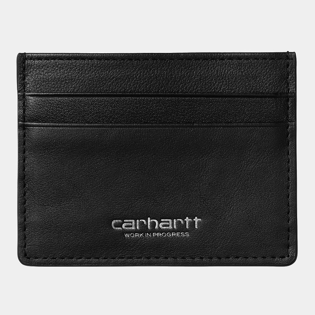 Tarjetero Carhartt WIP Vegas - Black/Silver