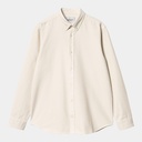 Camisa Carhartt WIP L/S Bolton - Moonbeam (Garment Dyed)