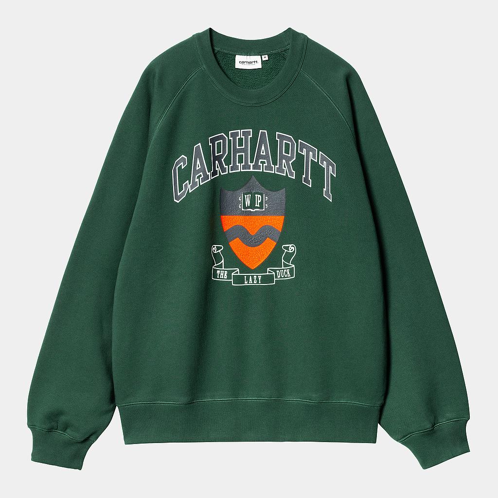 Sudadera Carhartt WIP Lazy Duck Academy - Sycamore Tree