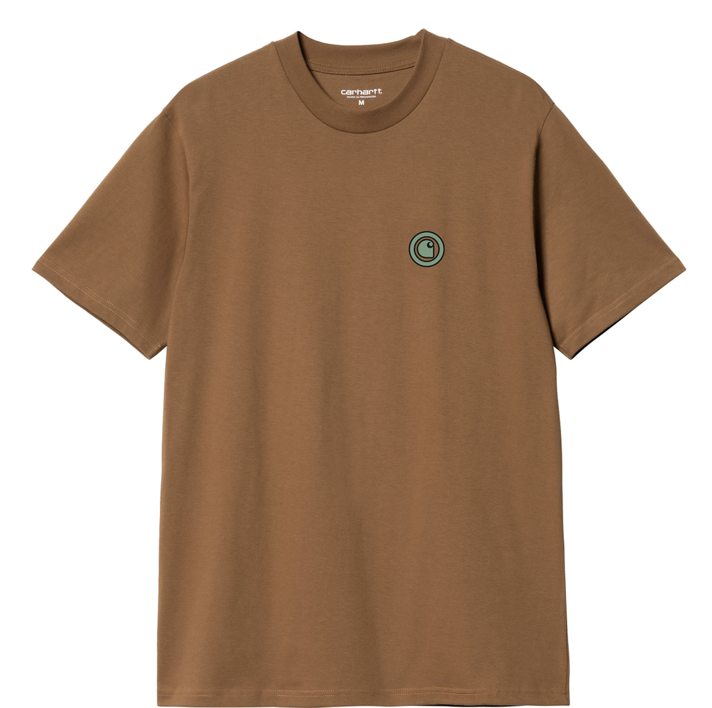 Camiseta Carhartt WIP Zipper - Hamilton Brown
