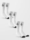 Calcetines Volcom Full Stone (Pack 3) - White
