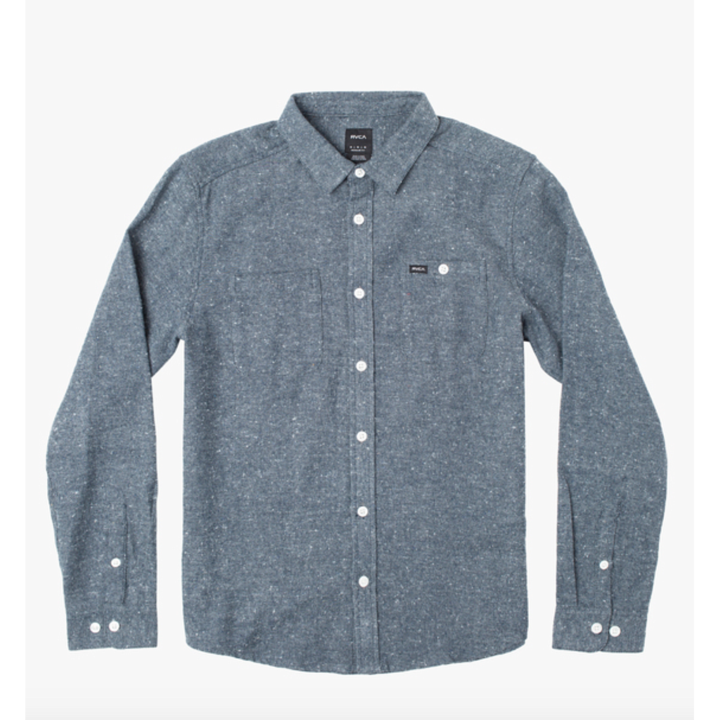 Camisa Rvca Harvest Neps - Moody Blue (3592)