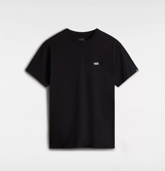 Camiseta Vans Left Chest Logo - Black/White