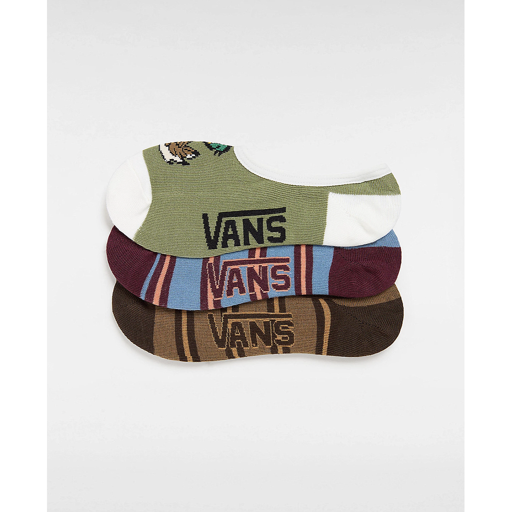 Calcetines Vans Invisibles Move Faster Canoodle - Azul (3 pares)