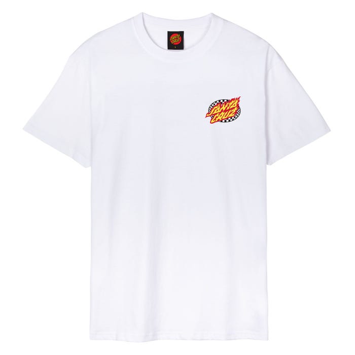Camiseta Santa Cruz Goal Flame - White