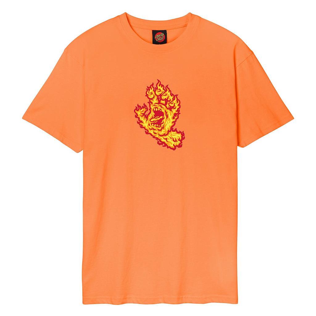 Camiseta Santa Cruz Flame Hand - Washed Apricot