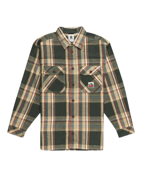 Camisa Element Hueco Classic - Slate Green Plaid (TKJ1)