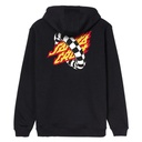 Sudadera Santa Cruz Goal Flame Hood -  Black
