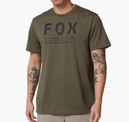 Camiseta Fox Non Stop Tech - Olive Green