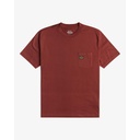 Camiseta RVCA Americana Pocket - Red earth