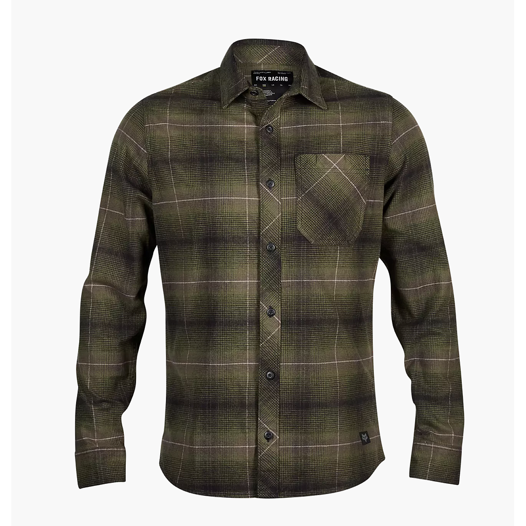 Camisa Fox Source - Olive Green