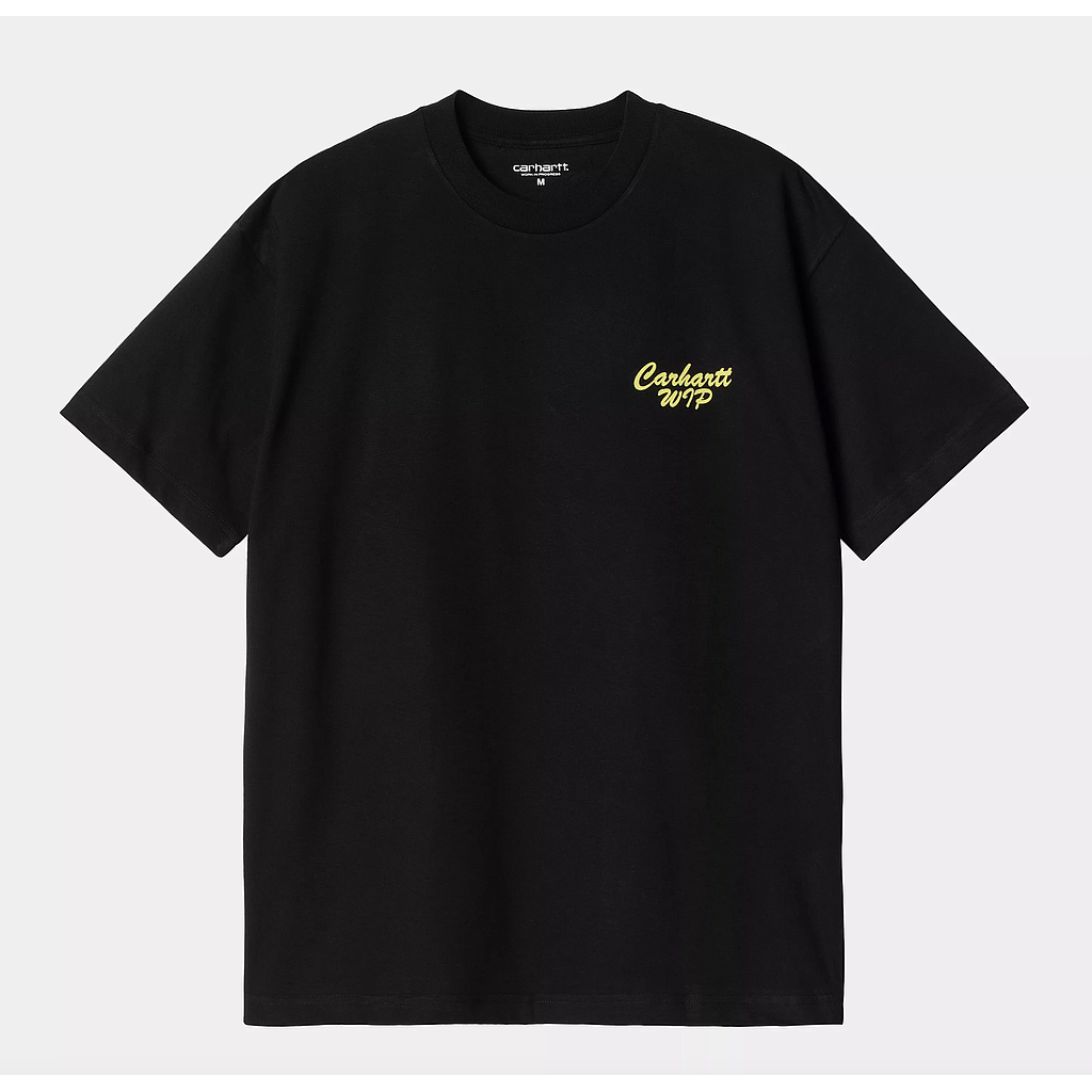 Camiseta Carhartt WIP Friendship - Black/Yellow